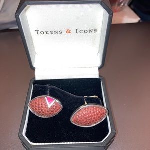 Tokens & Icons Sterling Silver Cuff Links New